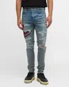 Amiri Red Poison Archival Jeans In Clay Indigo