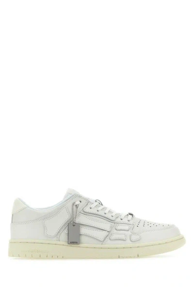 Amiri Collegiate Skeleton Low Top Sneaker In White