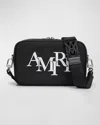 Amiri Black Large Staggered Camera Bag In Black