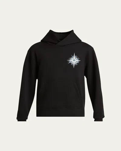 Amiri Men's Starburst Logo Hoodie In Black