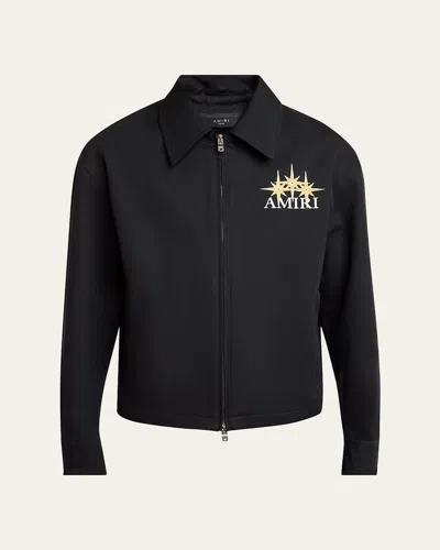 Amiri Men's Starburst Zip Blouson Jacket