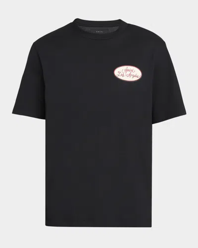 AMIRI MEN'S STATION PATCH GRAPHIC T-SHIRT