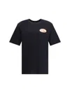 Amiri Graphic Print Cotton T-shirt With Multicolored Back In Black