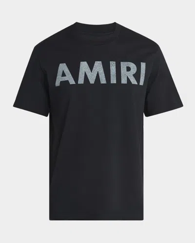 AMIRI MEN'S STENCIL LOGO GRAPHIC T-SHIRT