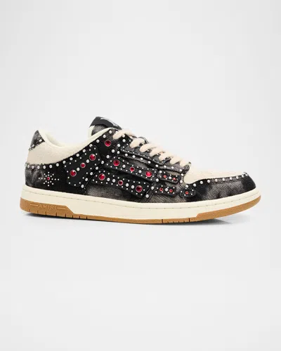 AMIRI MEN'S STUD SKEL LOW-TOP SNEAKERS