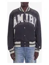 Amiri Sun Faded Bomber In Black
