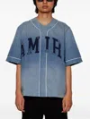 AMIRI AMIRI MEN SUNFADED BASEBALL SHIRT