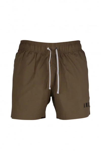 Amiri Men Swim Shorts In Brown