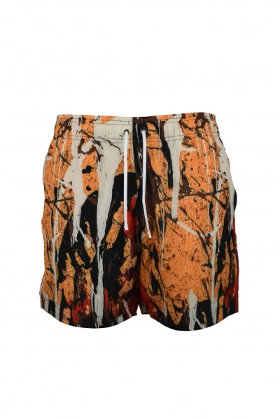 Amiri Men Swim Shorts In Yellow