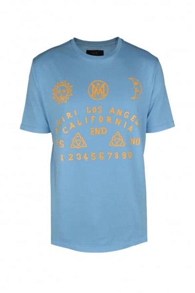 Amiri Carolina Ouija Board T-shirt In Sky Blue
