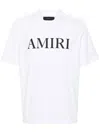 Amiri Oversized White T-shirt With Contrasting Logo Print In White