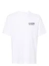 Amiri Bones Stacked Cotton T-shirt In White