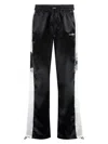Amiri Black Hawaiian Print Track Pants In Black