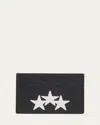Amiri Men's Three Star Leather Card Holder