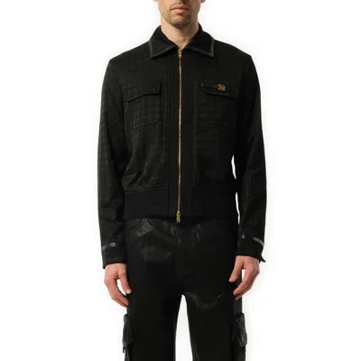 Amiri Men's Tonal Ma Quad Blouson Bomber Jacket In Black