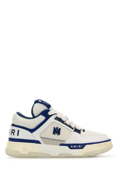 Amiri Men Two-tone Mesh And Leather Ma-1 Sneakers In Navy White