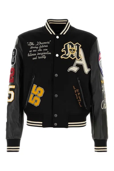 Amiri Men Varsity Patch Jacket In Black