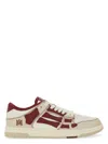 Amiri Varsity Skel Top Low Sneakers Deep Red In Red