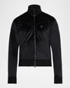 Amiri Men's Velvet Ma Full-zip Track Jacket In Multi