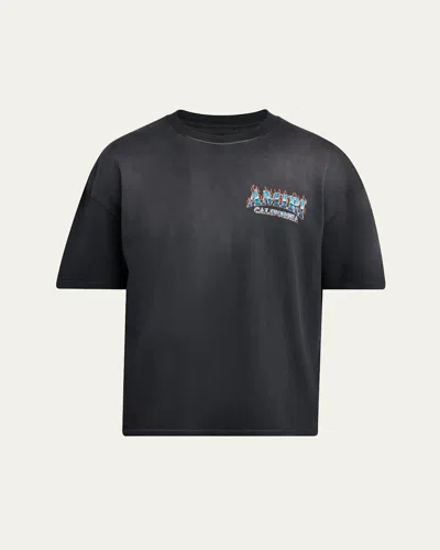 Amiri Sunny Place Oversize T-shirt In Black