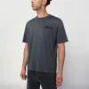 Amiri Men Cotton T-shirt With Embroidery In Blue