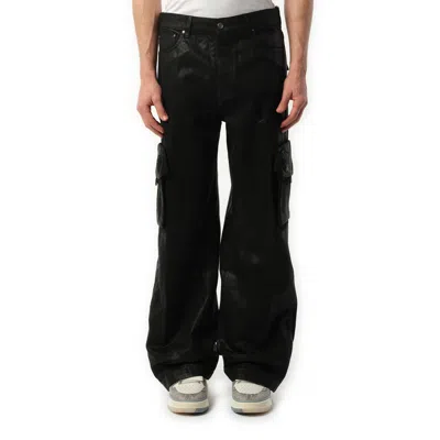 Amiri Men's Wax M65 Baggy Cargo Pants In Black Od