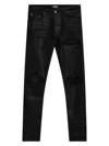 Amiri Skinny Jeans With Distressed Detailing And Five Pockets In Black