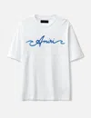Amiri Logo-print T-shirt In White