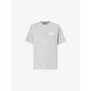 Amiri Bones Stacked Cotton T-shirt In Grey