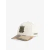 Amiri Mens Ma Outline Camo Canvas Baseball Cap In Neutral