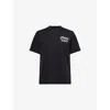 Amiri Mens Neon Lights Graphic-print Cotton T-shirt Black Xl In Black