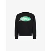 Amiri Oval Oversized Sweatshirt In Black