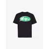 Amiri Mens Black Oval Short-sleeves Relaxed-fit Cotton-jersey T-shirt In Black