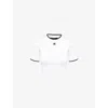 Amiri Mens Ivory Ribbed Baby Tee Knitted T-shirt In White