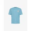 Amiri Mens Starburst Short-sleeve Cotton-jersey T-shirt Wave Blue In Wave Blue