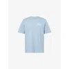 Amiri Mens Ocean Sky Three Star Short-sleeves Relaxed-fit Cotton-jersey T-shirt