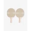 Amiri Mens Birch Ma Quad Table Tennis Racquet Set In Brown