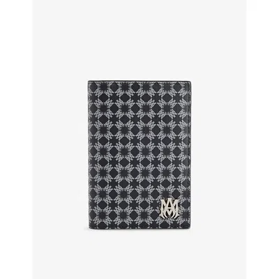 Amiri Mens Black Ma Quad Passport Holder