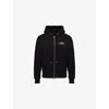Amiri Mens Black Spirit Zip Brand-print Cotton-jersey Hoody Xl In Black