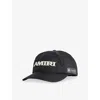 Amiri Sport Cap With Curved Brim And Vents In Black