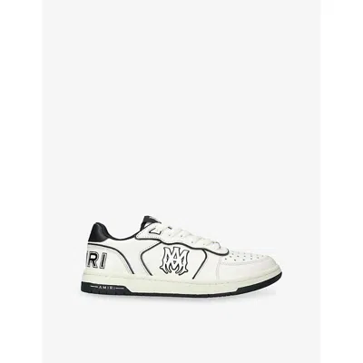 AMIRI MENS CREAM COMB NEWPORT LEATHER TRAINERS EUR 41 / 7 UK