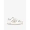 Amiri Logo-detail Leather Lace-up Low-top Sneakers In White