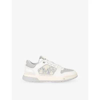 AMIRI MENS CLASSIC LOW LEATHER TRAINERS GREY EUR 40 / 6 UK