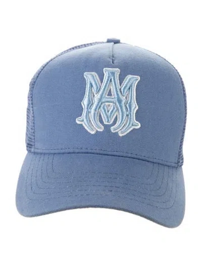 Pre-owned Amiri Mens Hat In Blue