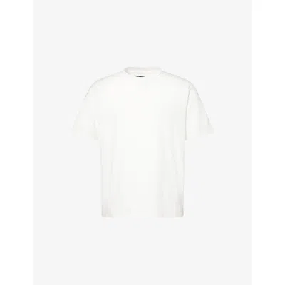 Amiri Mens Ivory Bleach Bandana Relaxed-fit Cotton-jersey T-shirt Xl In White