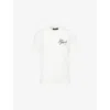 Amiri Open-necked Black Shirt In Ivory