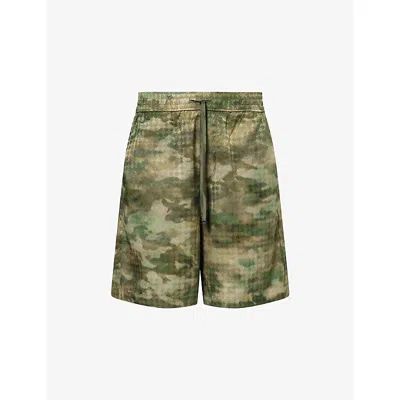 Amiri Mens Quad Camouflage Woven Shorts In Multi