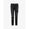 Amiri Mens Vintage Black Mx1 Stretch-denim Jeans In Blue