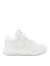 Amiri Round Head Lace-up Sneakers In White