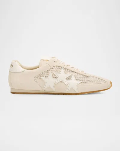 Amiri Mesh Pacific Flat Low-top Sneakers In Neutral
